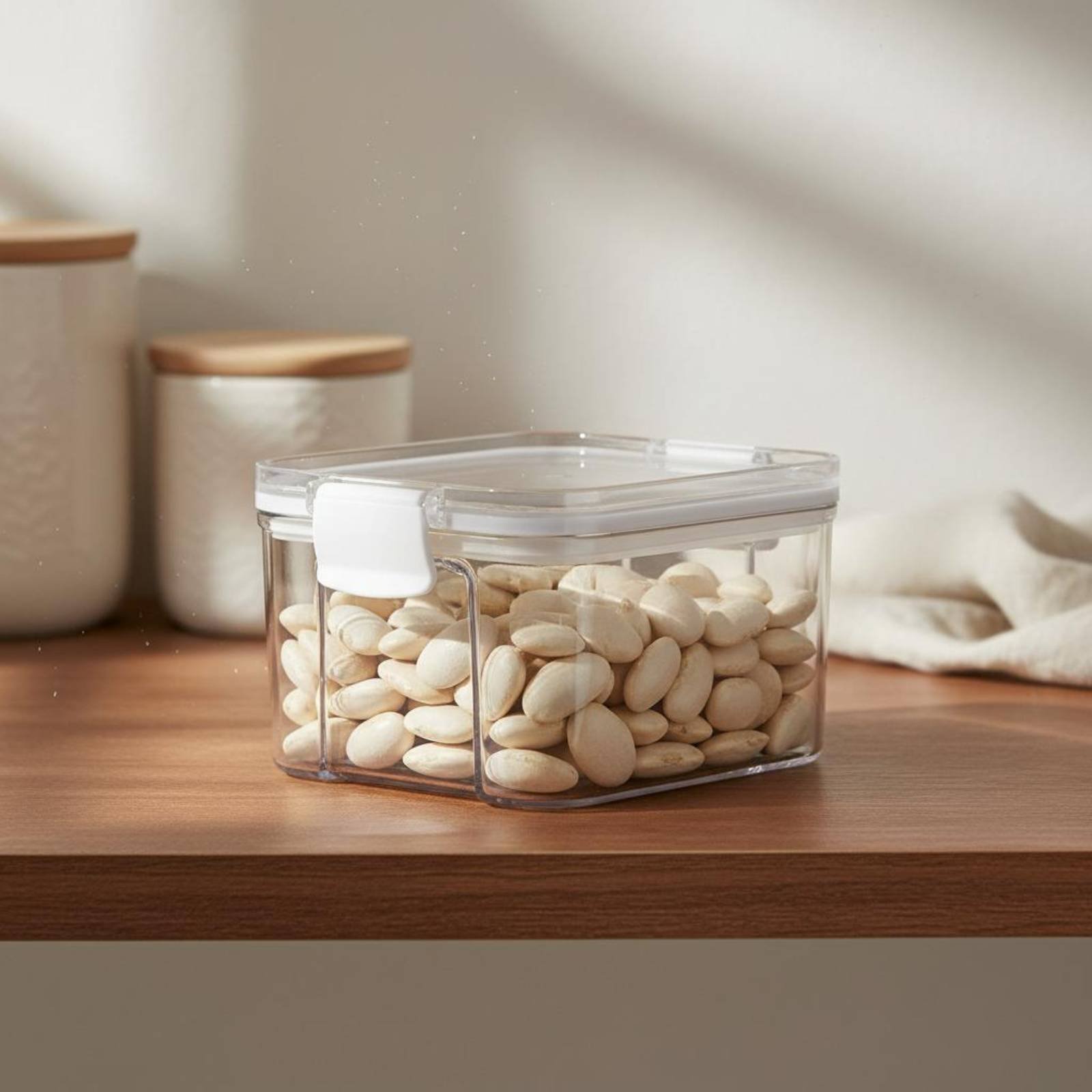 Food Storage Plastic - Recipiente Hermético para Armazenamento de Alimentos,