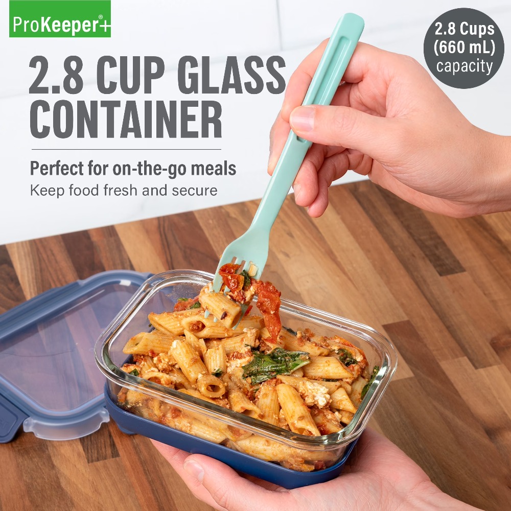 Food Storage With Glass Lids - Recipiente de Vidro para Armazenamento de