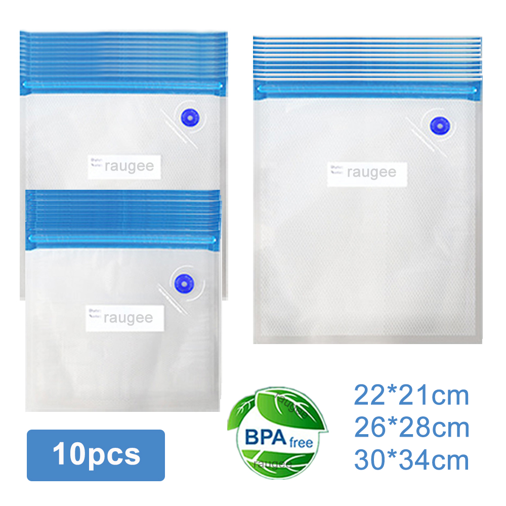 Food Storage Reusable Bags - Sacos de vácuo reutilizáveis sacos de