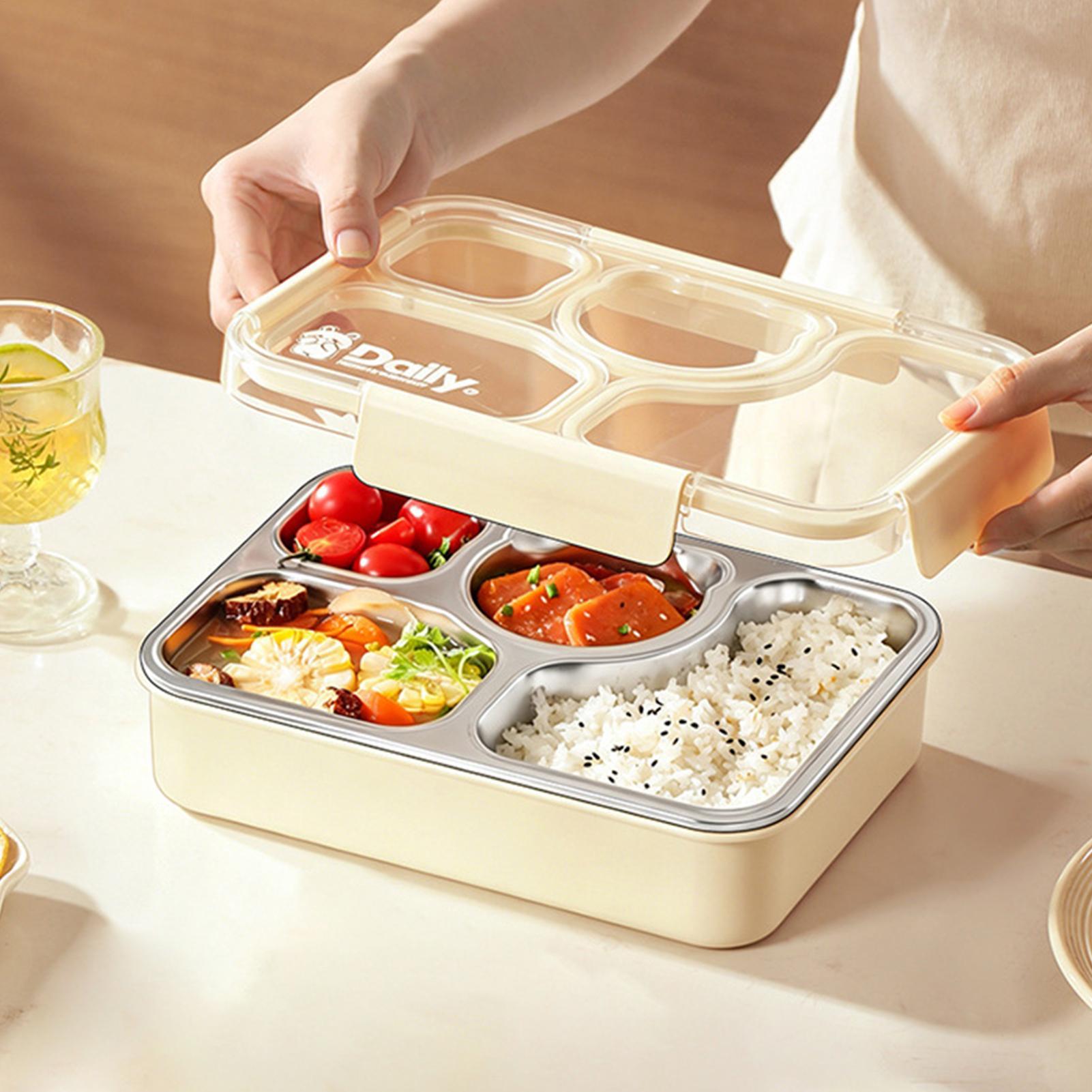 Food Storage With Compartments - Marmita com Talheres, Multi-Compartimentos, à Prova