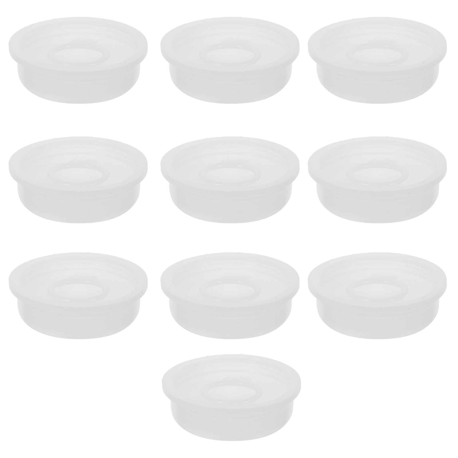Food Storage Plastic - 10 Peças de Tampas Plásticas para