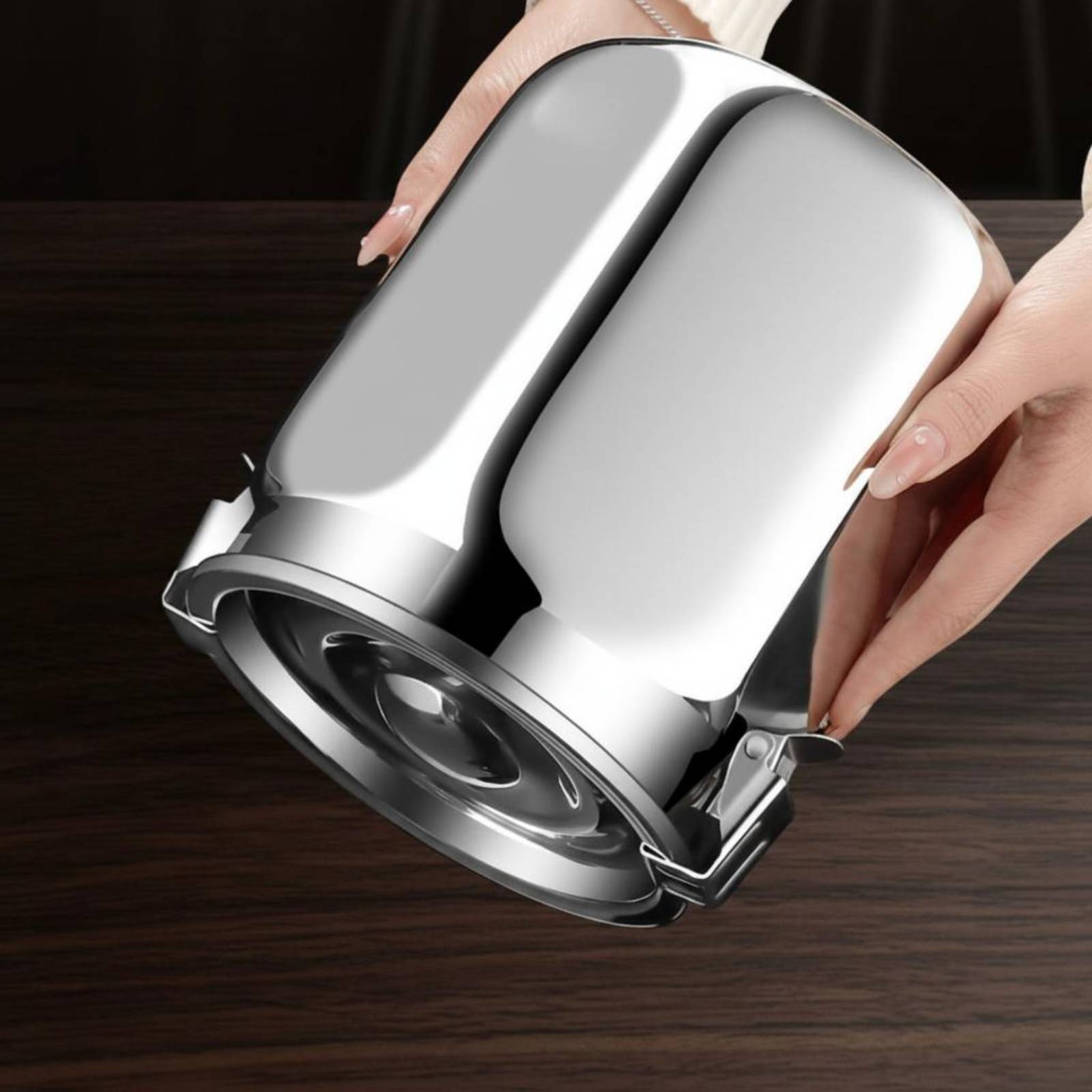 Food Storage Stainless Steel Containers - Recipiente Hermético de Aço Inoxidável Prata,