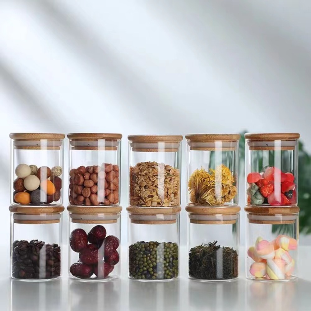 Food Storage With Glass Lids - Tanque De Armazenamento De Alimentos De
