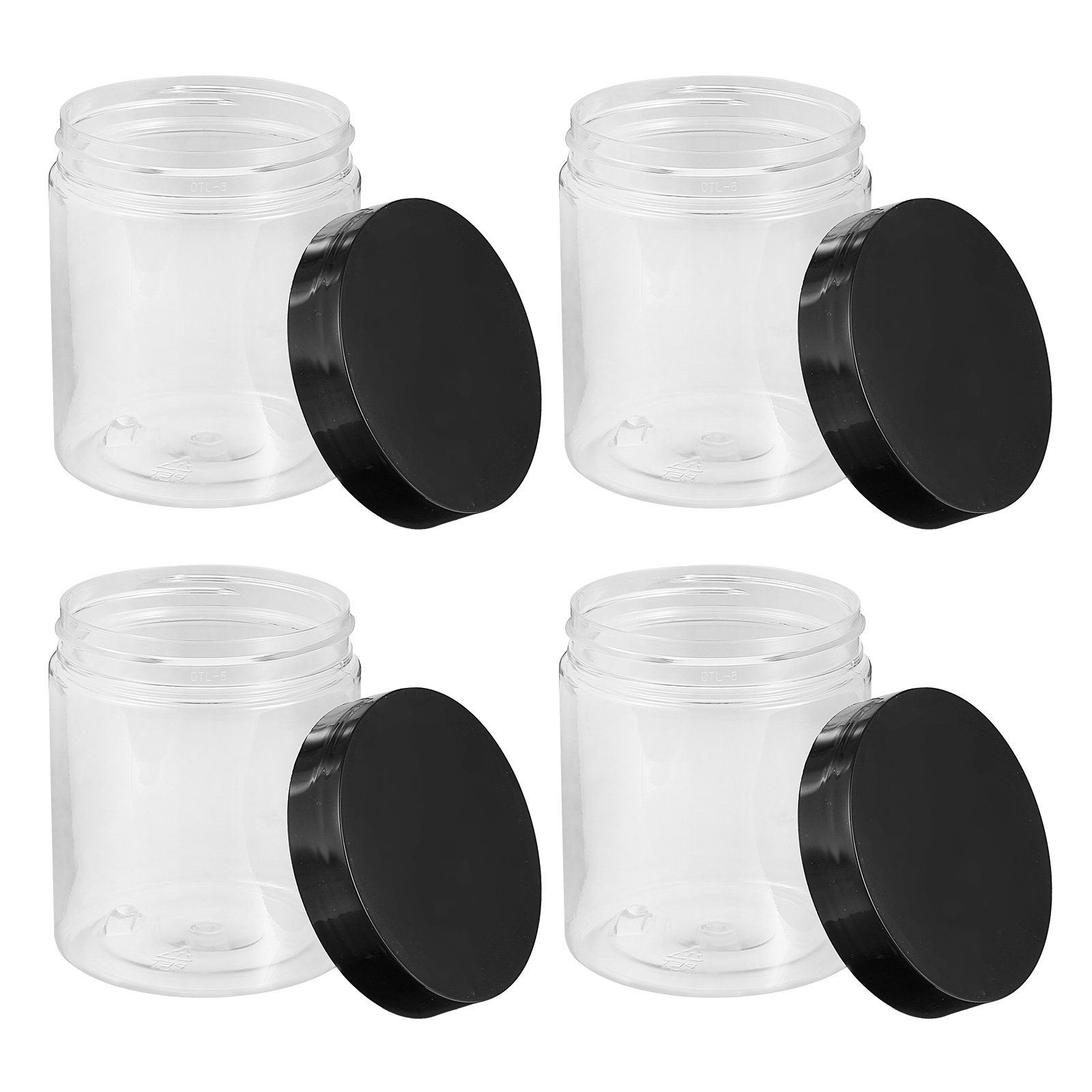 Food Storage Plastic - 12 Potes de Armazenamento de Plástico