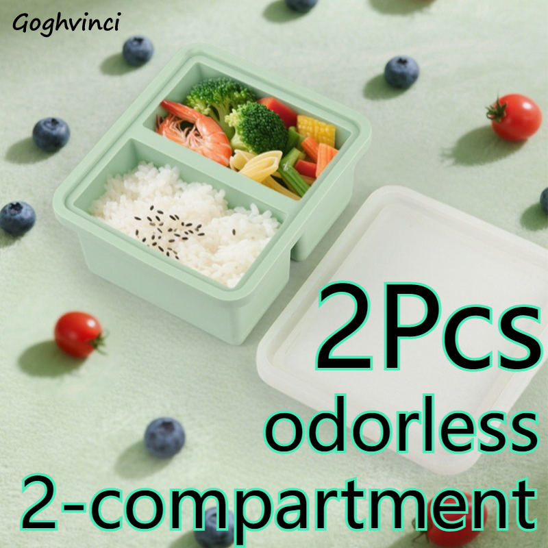 Food Storage With Compartments - Caixa de almoço, compartimento para micro-ondas,