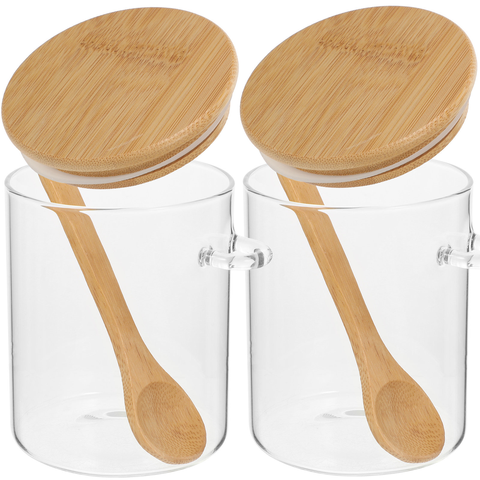 Food Storage Glass Jar - Conjunto de 2 Potes de Vidro