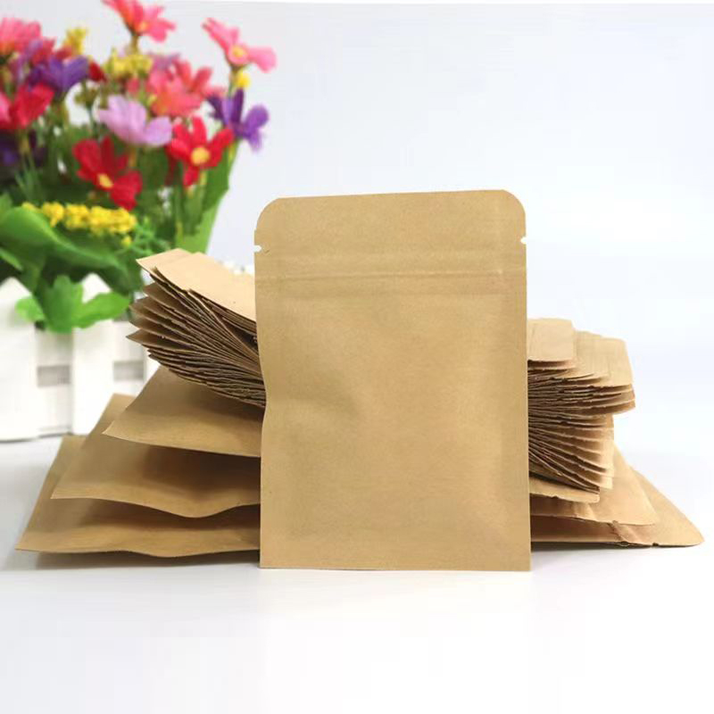 Ziploc Food Storage - 100 pçs grosso plano marrom papel