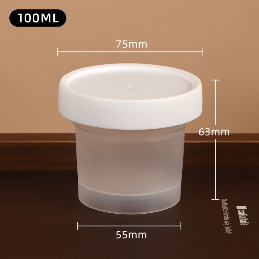 Food Storage Yogurt - 10 Potes Transparentes para Iogurte e