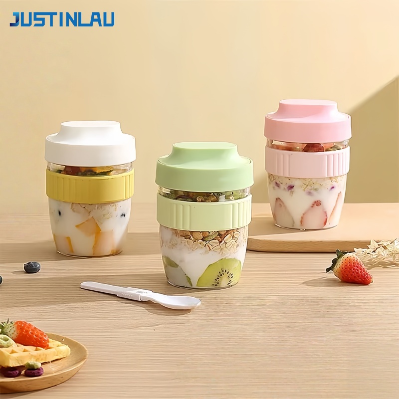 Food Storage Yogurt - Copo Portátil JUSTINLAU para Café da
