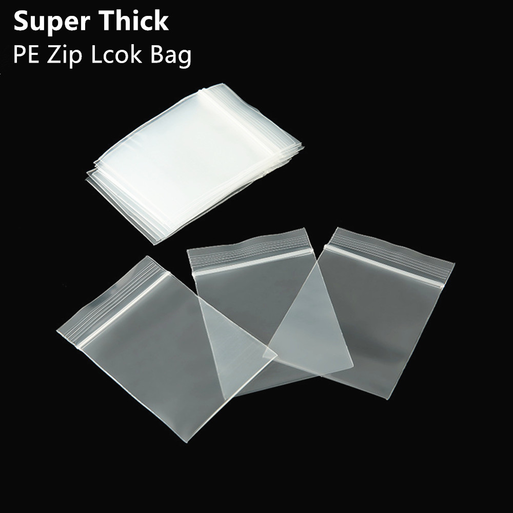 Ziploc Food Storage - 100 pçs extra grosso transparente pe