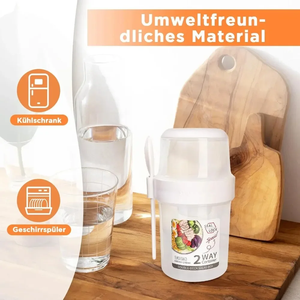 Food Storage Yogurt - Copo de salada copos de café