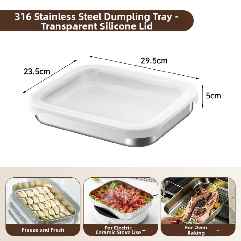 Food Storage Stainless Steel Containers - Recipiente de armazenamento de alimentos de