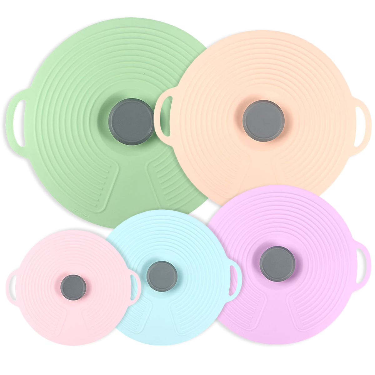Silicone Stretch Lid - Tampas de silicone Leeseph para tigela,