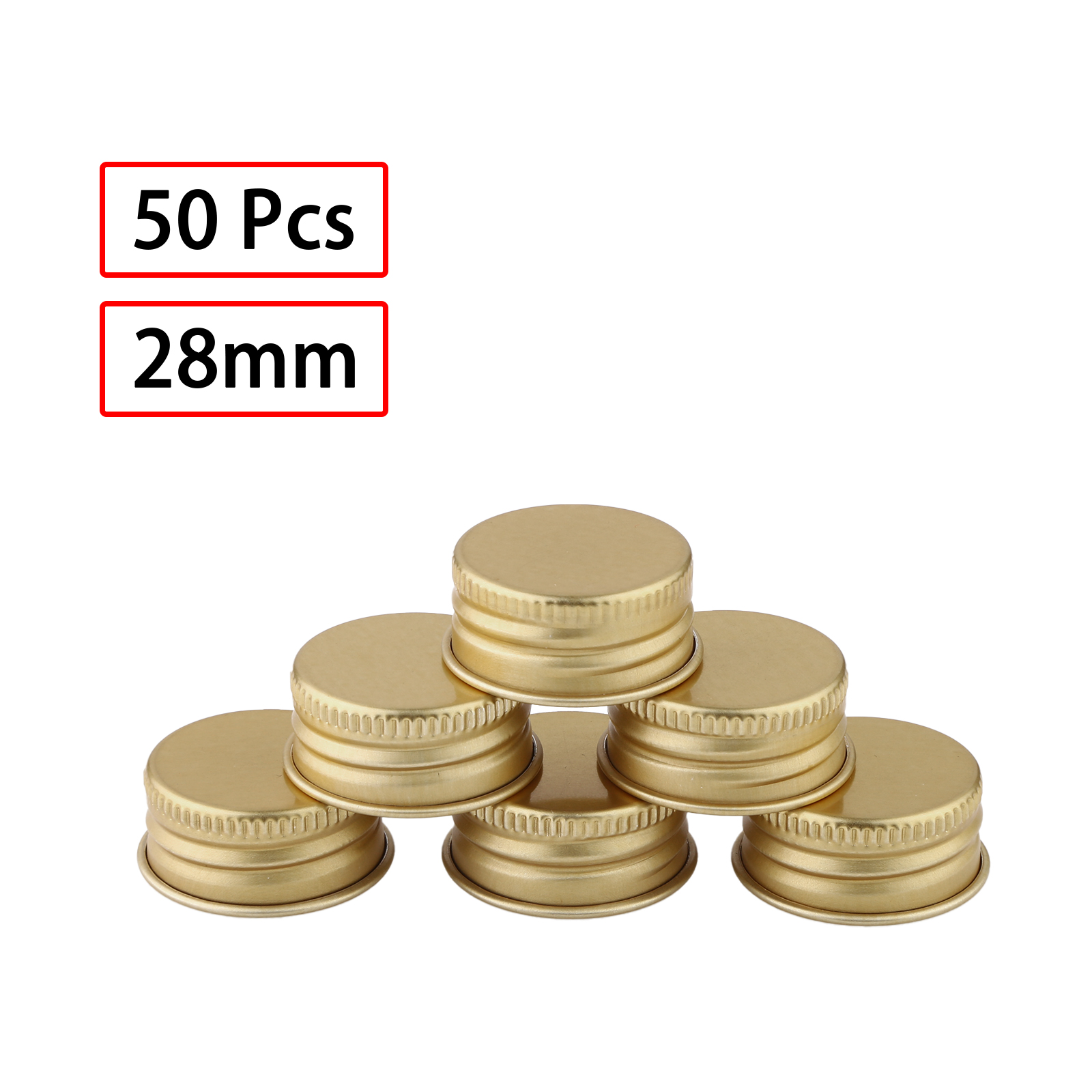 Food Storage With Glass Lids - Alumínio rosca tampas tampas com espuma