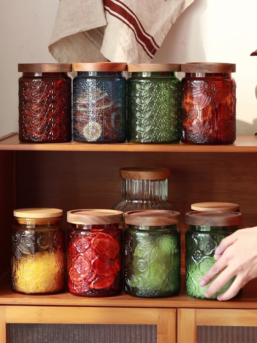 Food Storage Glass Jar - Frasco De Armazenamento De Vidro com
