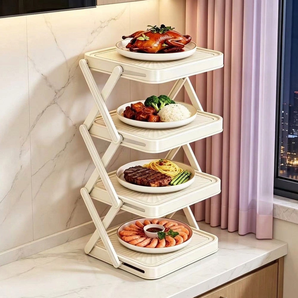 Food Storage And Preparation - Suporte de Armazenamento de Pratos de
