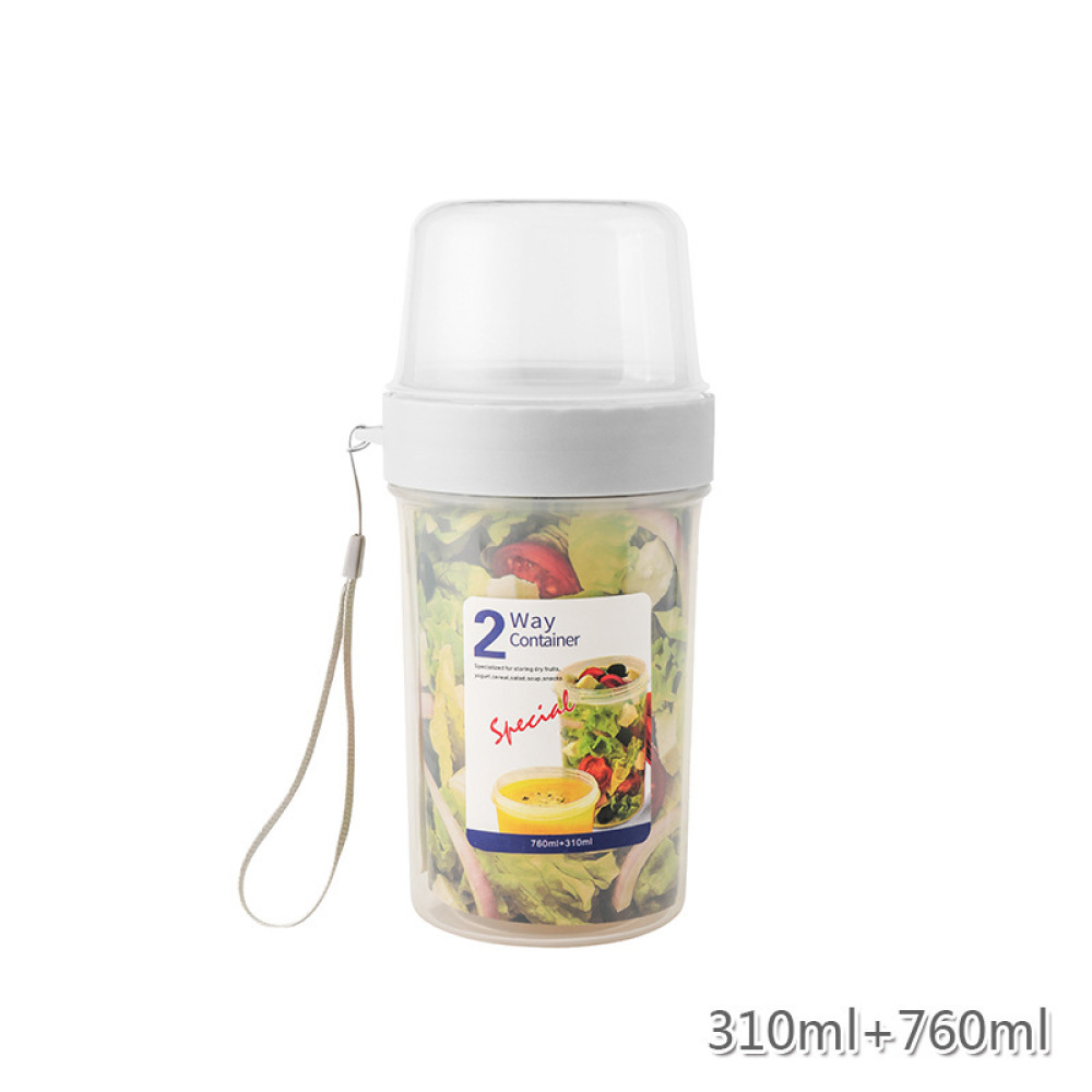 Food Storage Yogurt - Recipiente Portátil de Dupla Camada à