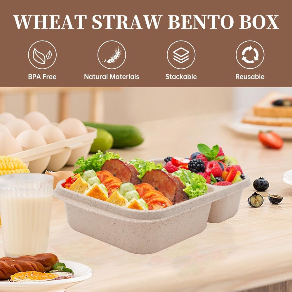 Conjunto de 4 Caixas de Almoço - Food Storage With Compartments avaliação e preço