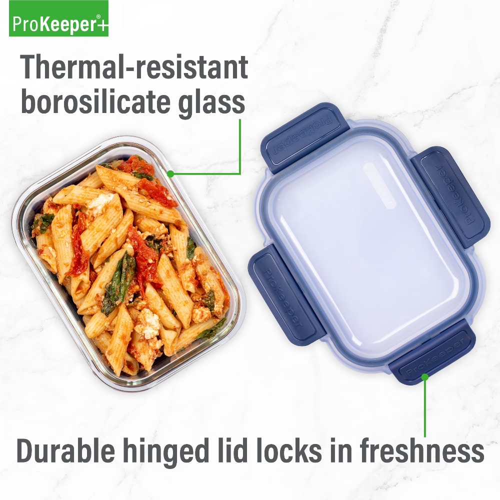 Recipiente de Vidro para Armaz - Food Storage With Glass Lids avaliação e preço