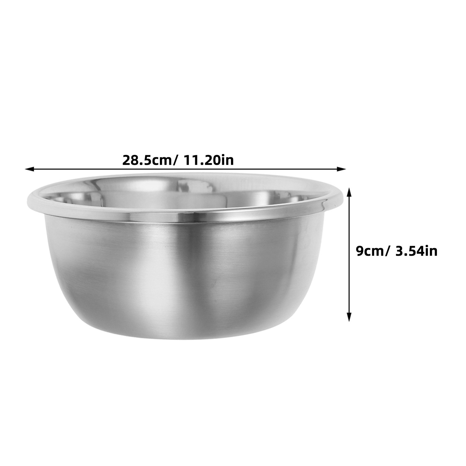Tigela Redonda Grande de Aço I - Food Storage Stainless Steel avaliação e preço