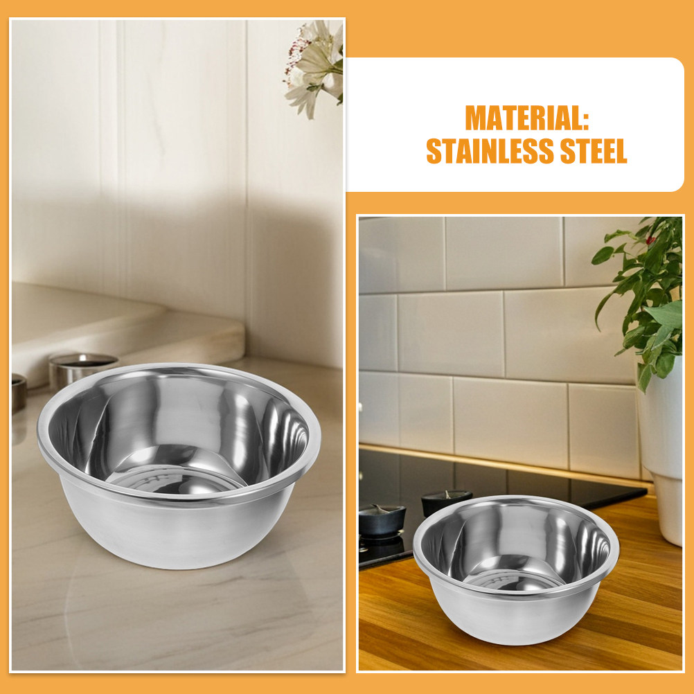 Tigela Redonda Grande de Aço I - Food Storage Stainless Steel avaliação e preço