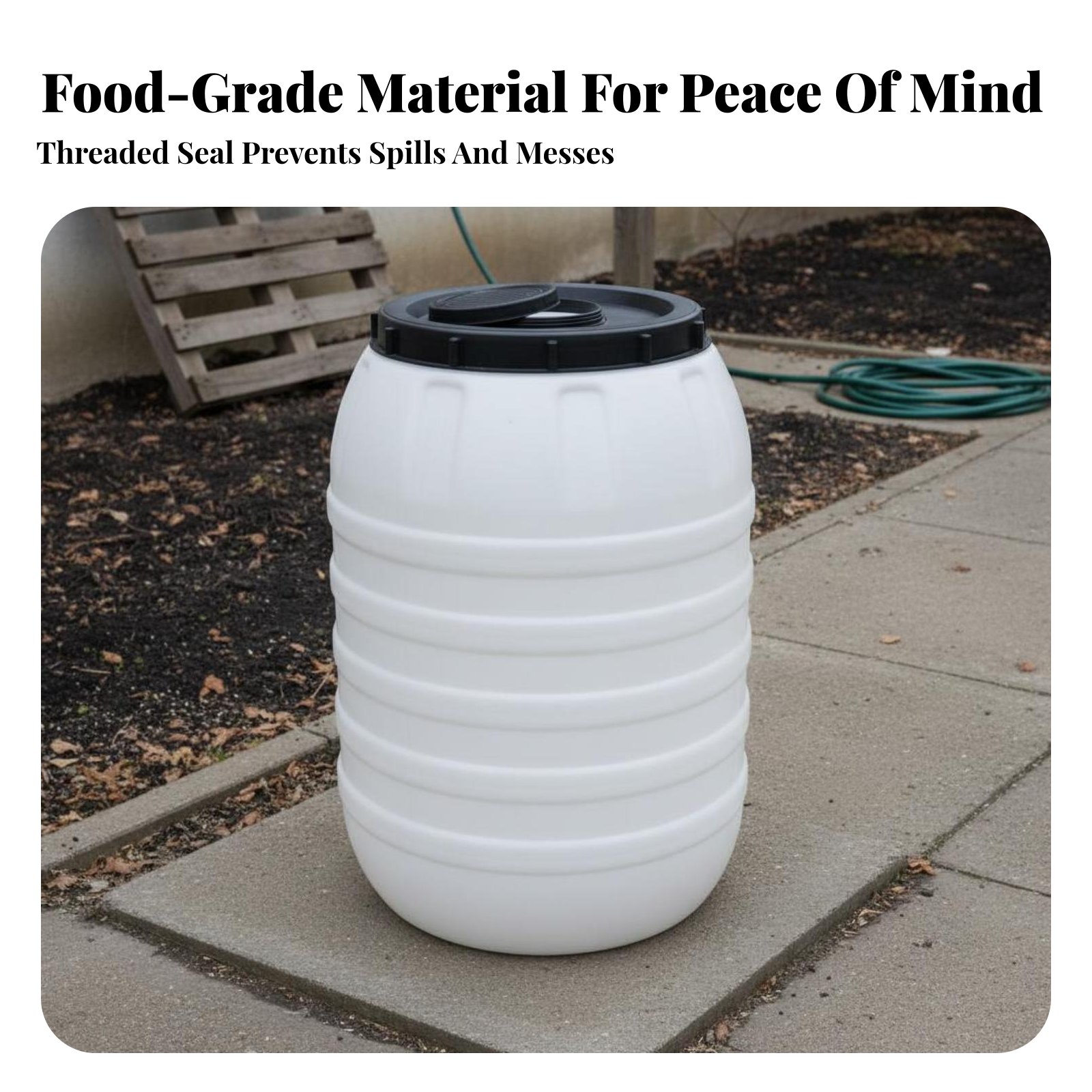 Tambor de Plástico Grau Alimen - Food Storage Plastic avaliação e preço