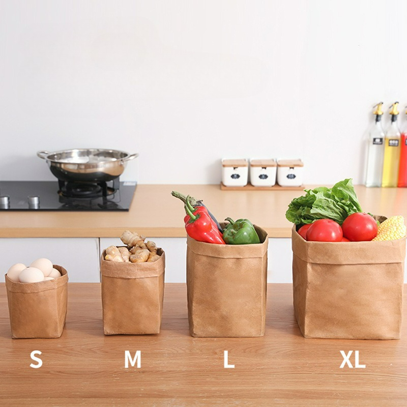 Saco de papel kraft lavável, s - Food Storage Reusable Bags avaliação e preço