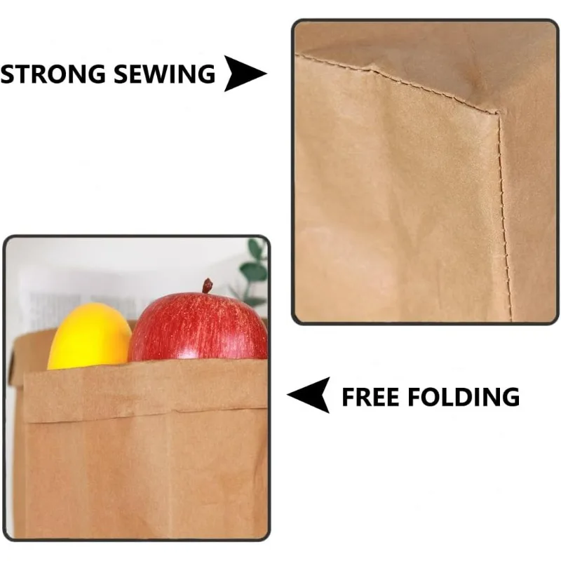 Saco de papel kraft lavável, s - Food Storage Reusable Bags avaliação e preço
