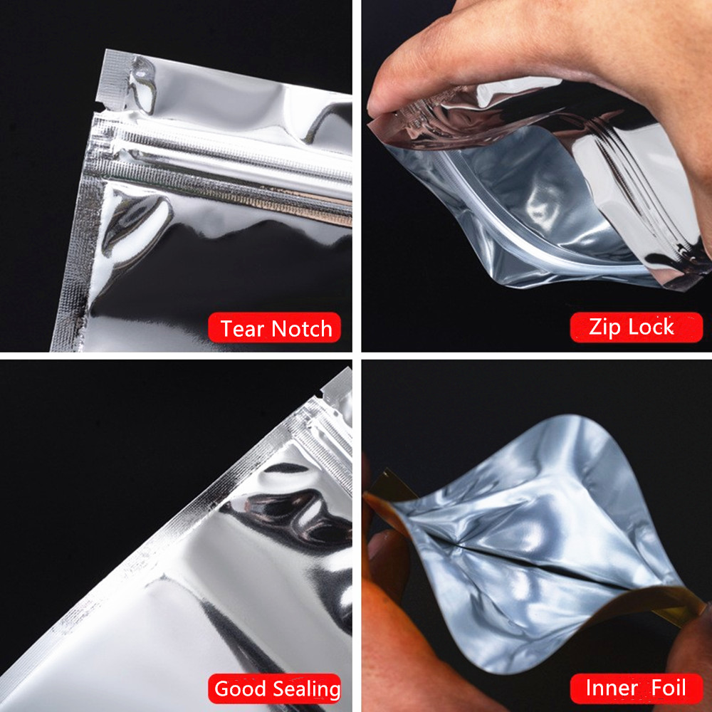Sacos de Alumínio Prateados Br - Ziploc Food Storage avaliação e preço