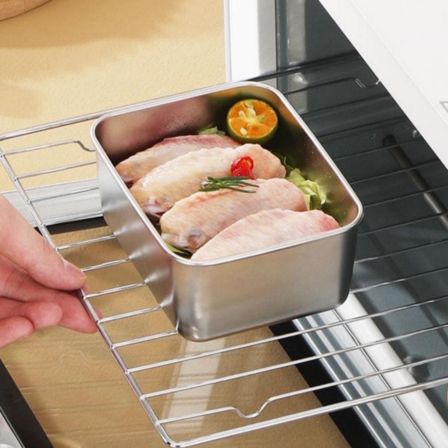 Conjunto de 1-2-3 Peças de Rec - Food Storage Stainless Steel Containers avaliação e preço