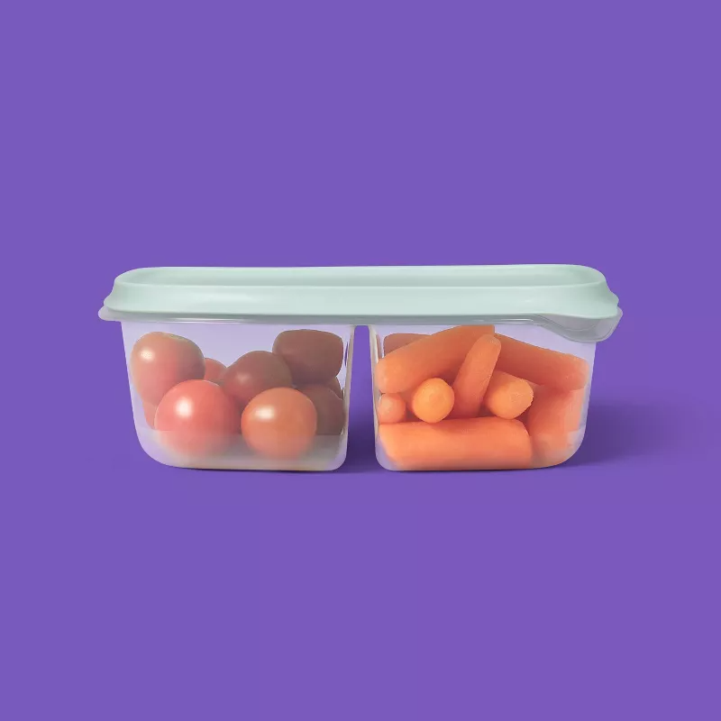 Conjunto de 3 Recipientes Reta - Food Storage With Compartments avaliação e preço