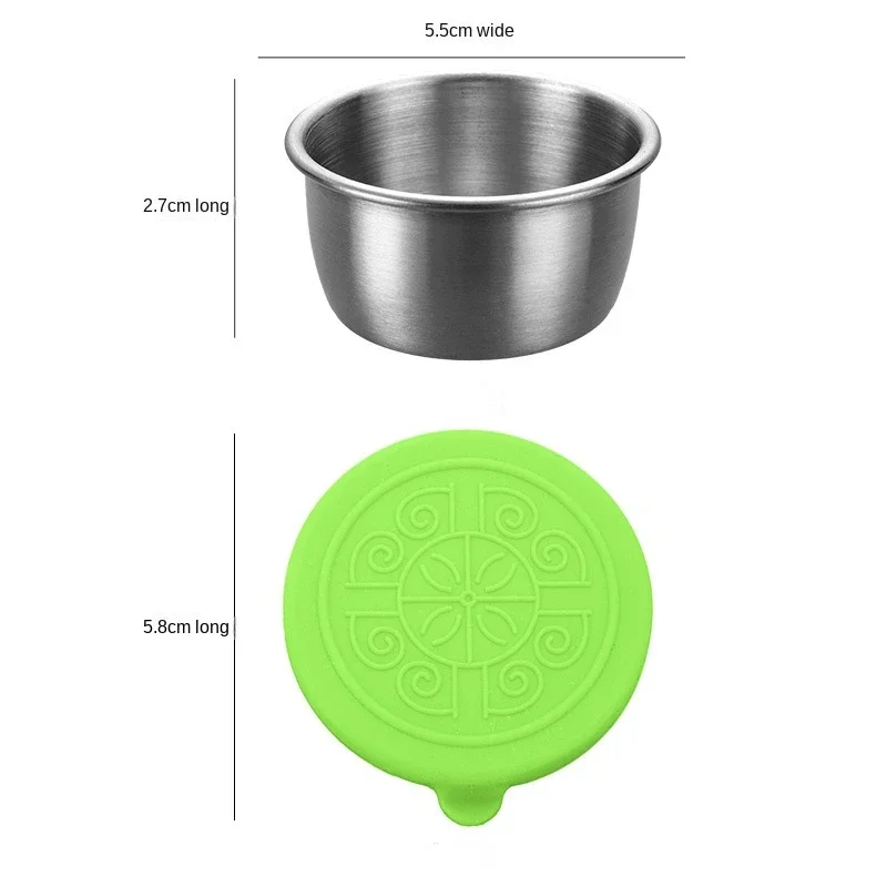 6 pc/set 304 aço inoxidável me - Silicone Stretch Lid avaliação e preço