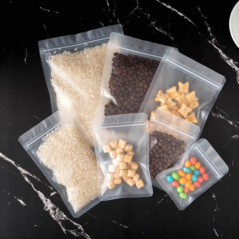 50 pçs fosco fosco zip lock sa - Ziploc Food Storage avaliação e preço