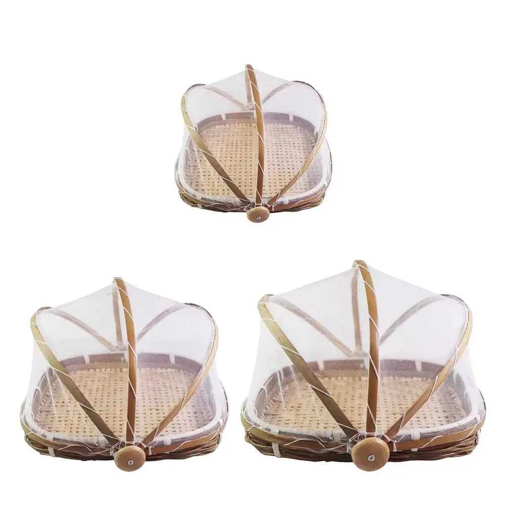 Mão-tecido de bambu comida ser - Food Storage Net avaliação e preço