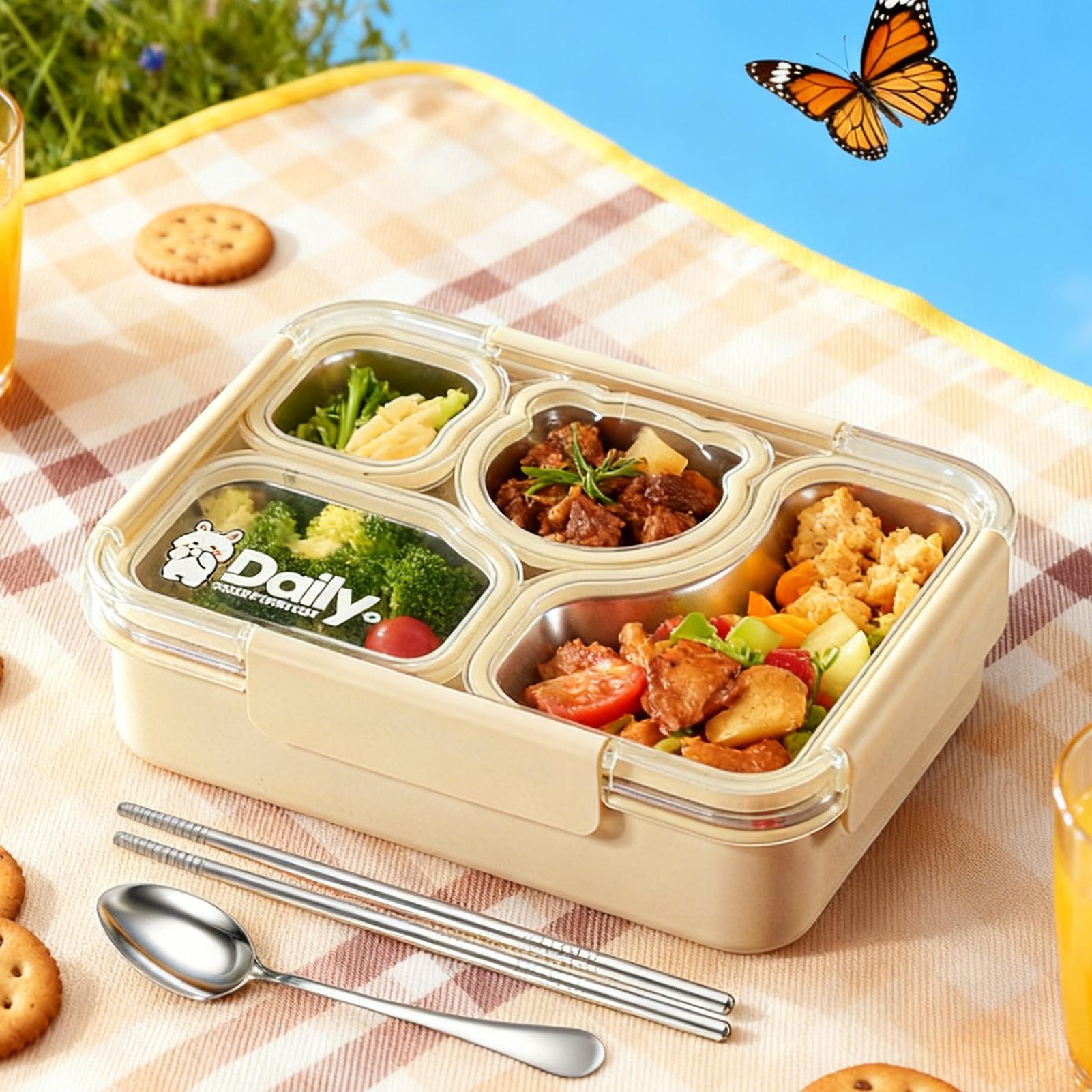 Marmita com Talheres, Multi-Co - Food Storage With Compartments avaliação e preço