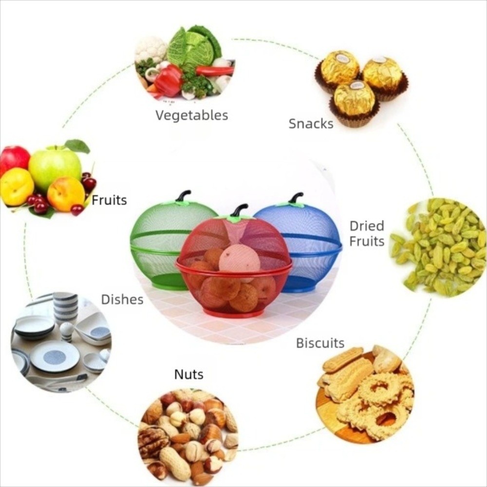 Cesta de frutas de metal com t - Food Storage Net avaliação e preço