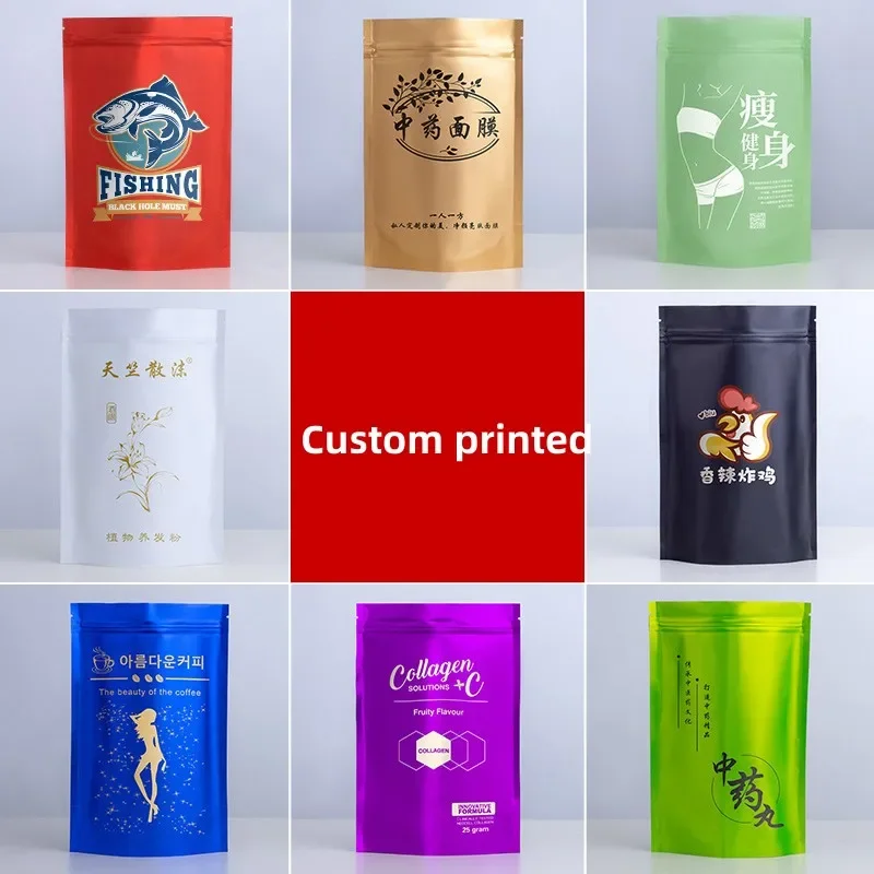 100 pçs personalizado fosco ac - Ziploc Food Storage avaliação e preço