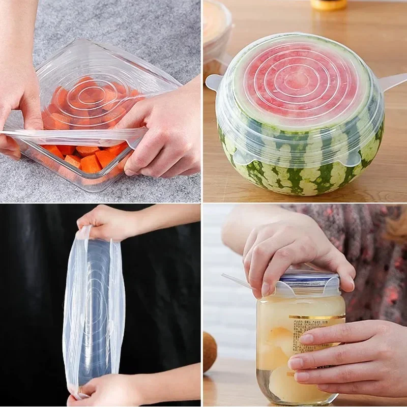Utensílio De Cozinha Universal - Silicone Stretch Lid avaliação e preço