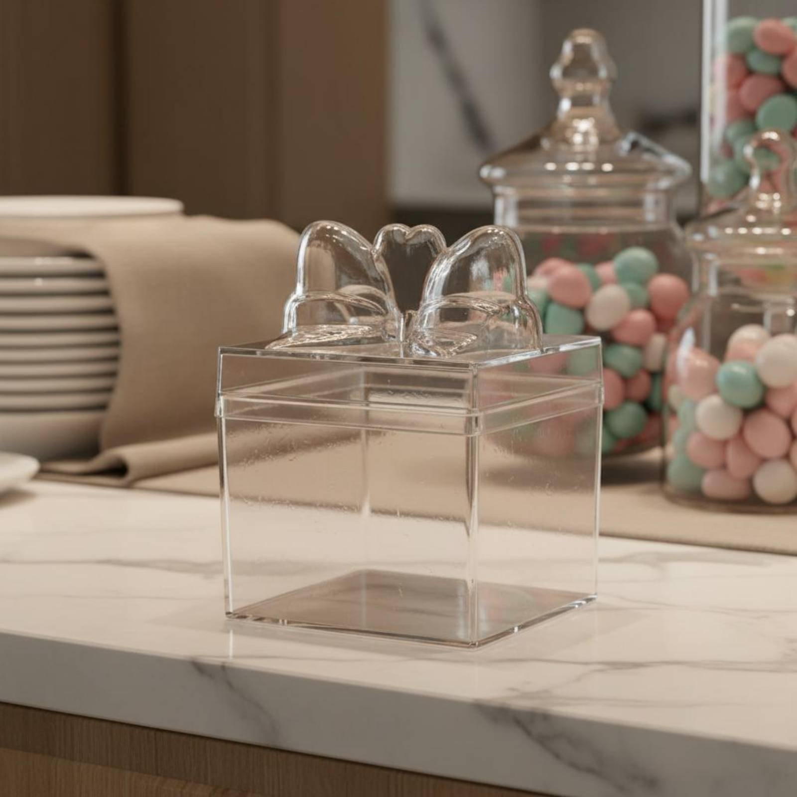 Caixa de Plástico Transparente - Food Storage Plastic avaliação e preço