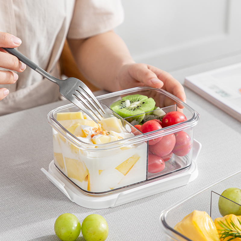 Lancheira de salada portátil v - Food Storage With Compartments avaliação e preço