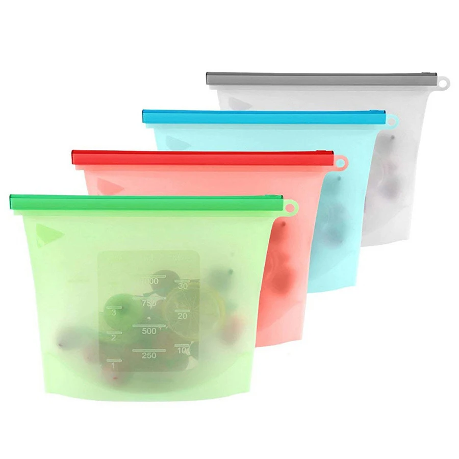 Saco de Armazenamento de Silic - Food Storage Reusable Bags avaliação e preço