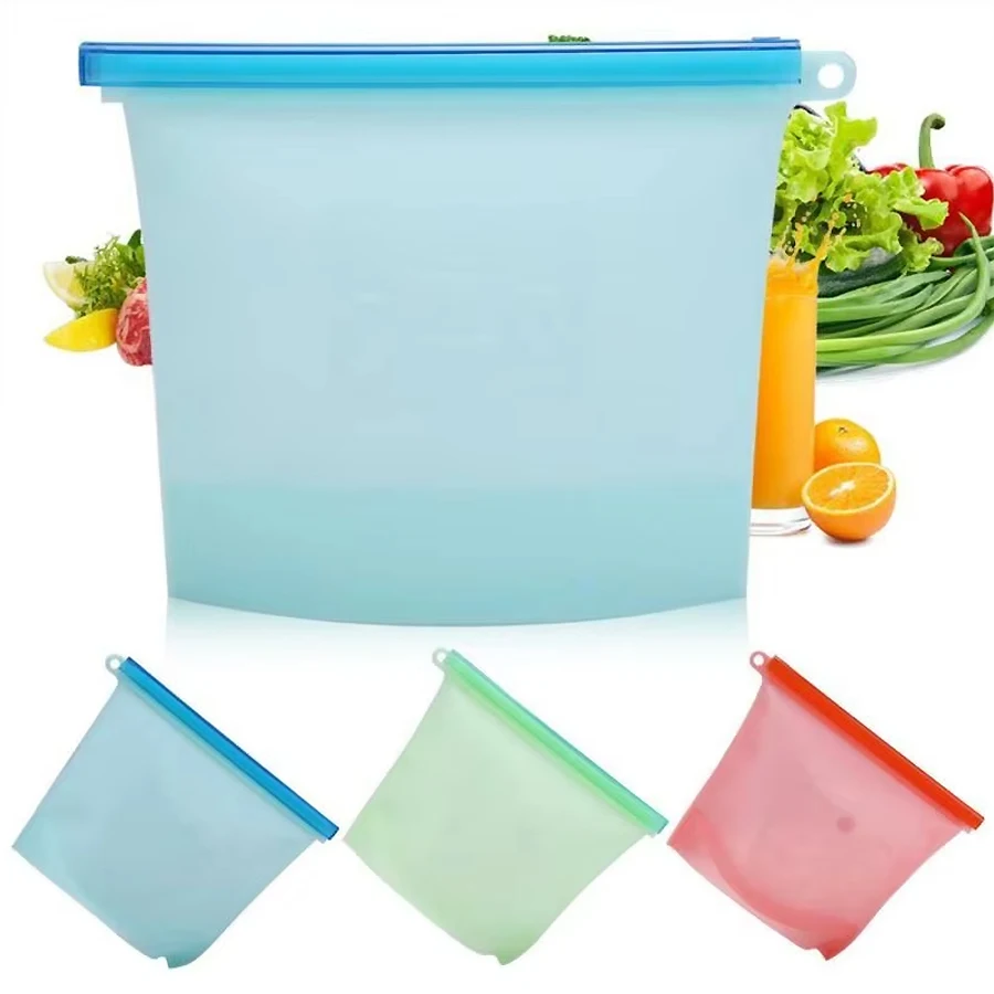 Saco de Armazenamento de Silic - Food Storage Reusable Bags avaliação e preço