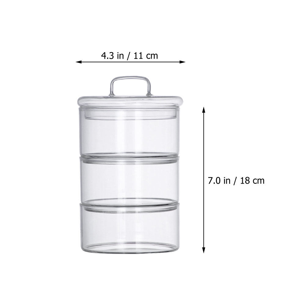Conjunto de 1 Tigela de Vidro  - Food Storage Glass Jar avaliação e preço