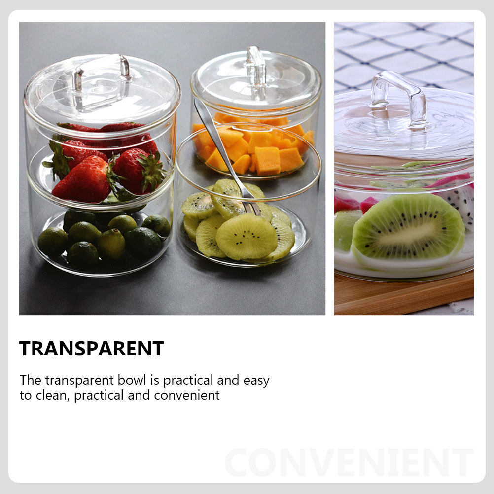 Conjunto de 1 Tigela de Vidro  - Food Storage Glass Jar avaliação e preço