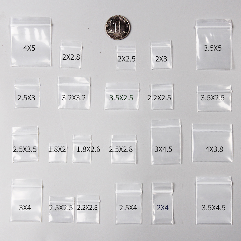 100 Peças de Mini Sacos Plásti - Ziploc Food Storage avaliação e preço