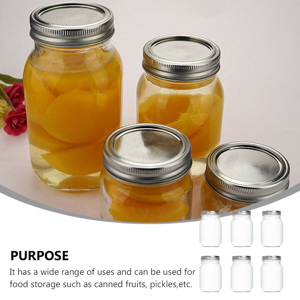 Conjunto de 6 Frascos de Vidro - Food Storage Glass Jar avaliação e preço