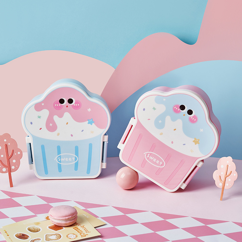 Bonito bento lancheira escola  - Food Storage With Compartments avaliação e preço