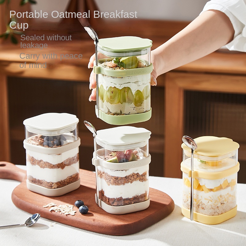 Copo de Vidro para Overnight O - Food Storage Yogurt avaliação e preço