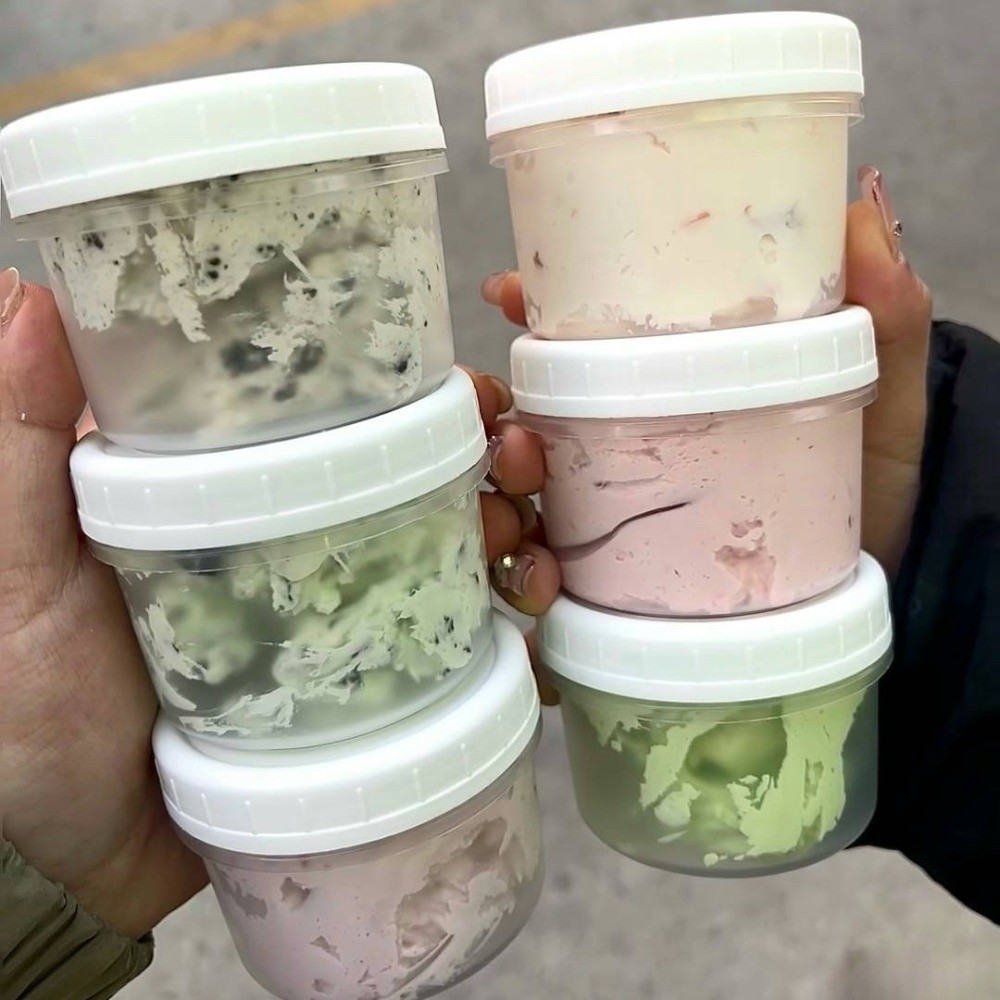 10 Potes Transparentes para Io - Food Storage Yogurt avaliação e preço
