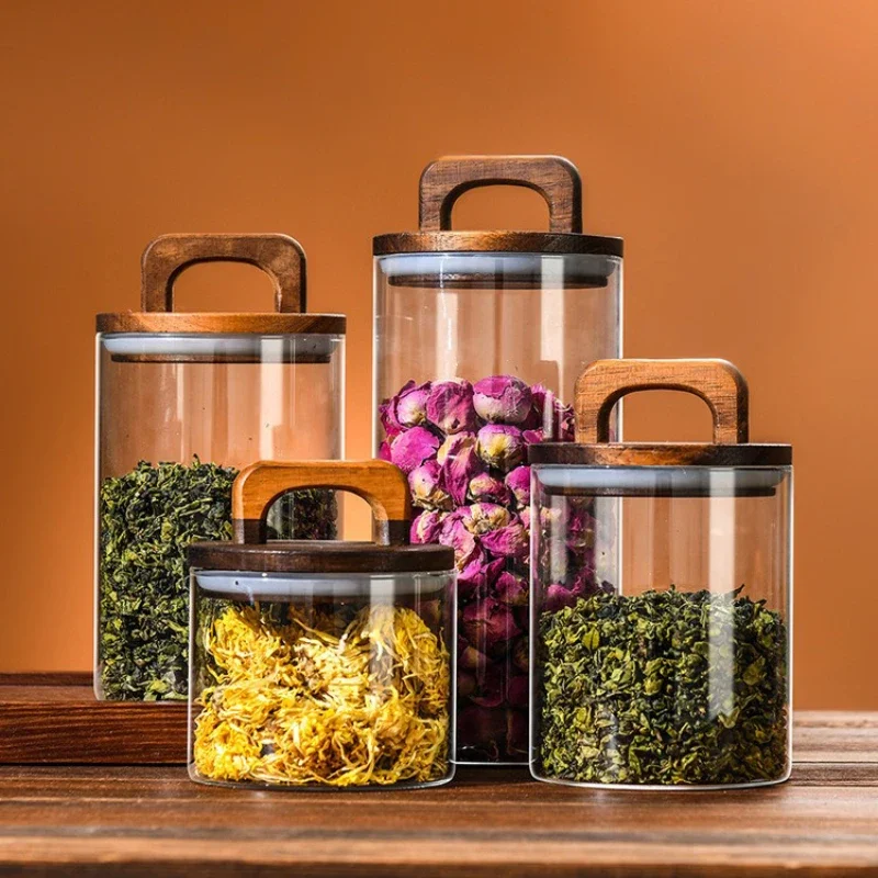 Frasco de vidro transparente c - Food Storage Glass Jar avaliação e preço